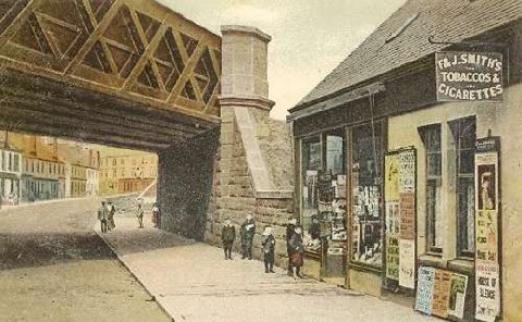 Railway bridge at BarrheadNew station near ArthurlieInn