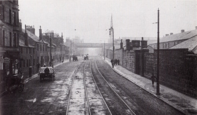  Paisley East  station in the 1920's from East Lane
